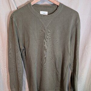 Buck Mason Field-Spec Cotton LS shirt - Olive - Men M